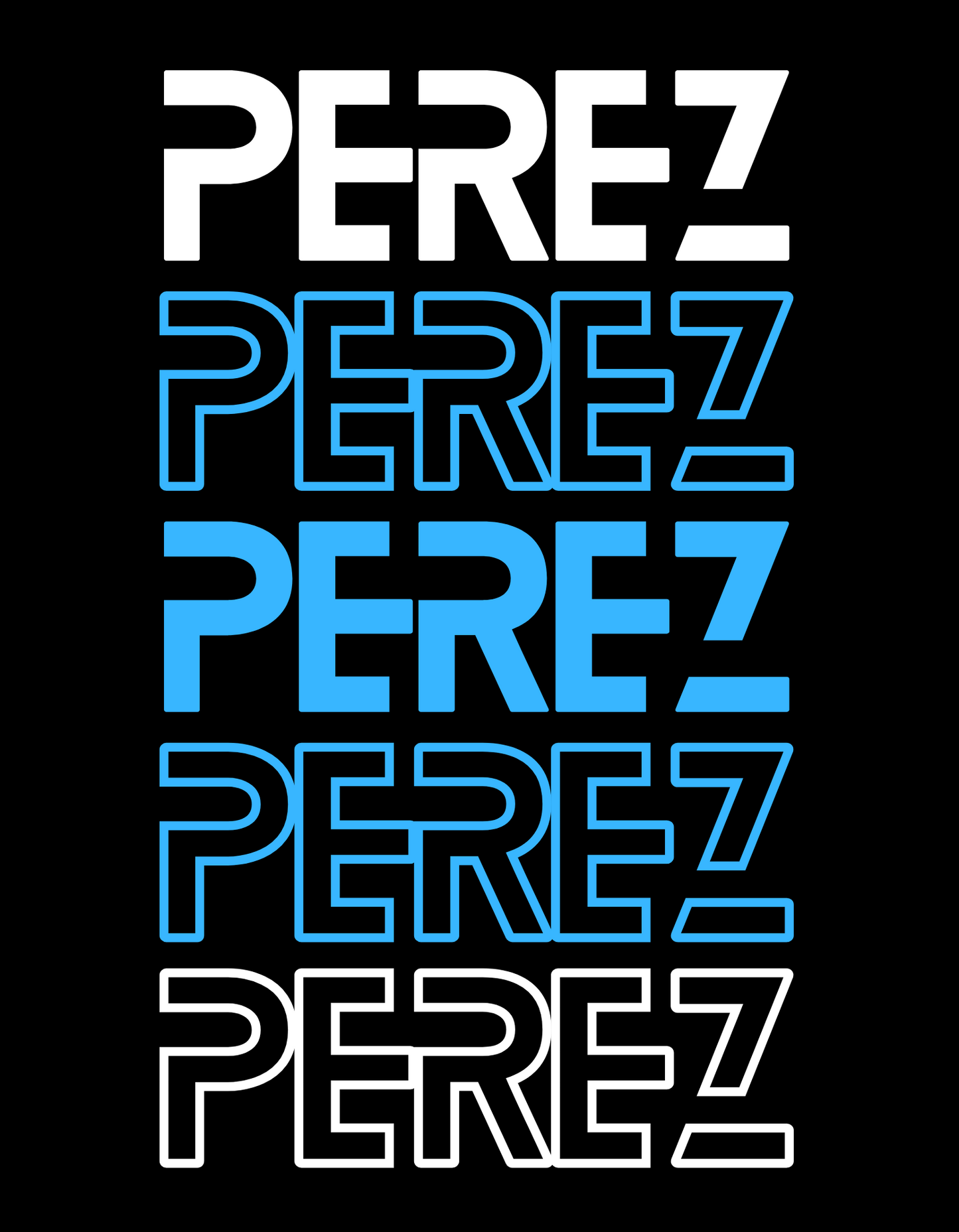 Lineup Edition - Sergio Perez Williams Blue
